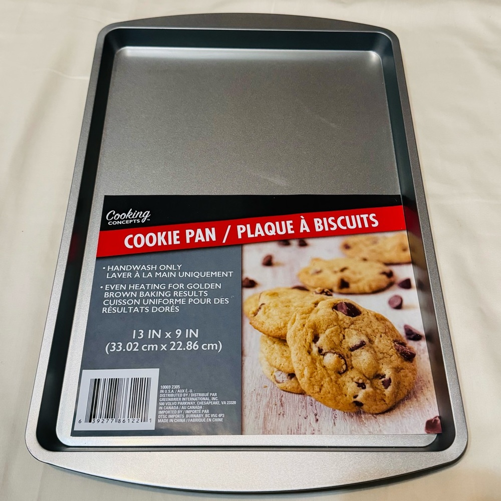 Concepts Steel Cookie Pan Steel Cookie Pan Size 13”x 9” Rectangle New - Picture 2 of 7